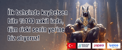 İlk Yatırıma %100 Katlama promotion banner